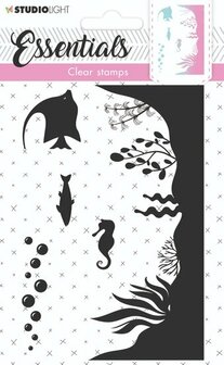 Clear stamps A7 silhouette Aquarium nr. 233