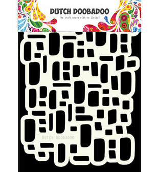 Dutch Doobadoo mask art sjabloon A5 rocks