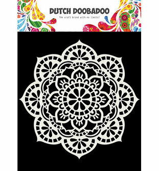 Dutch Doobadoo mask art sjabloon 15 x 15 cm mandala 2