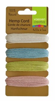 Hemp cord 4 x 10 m lente