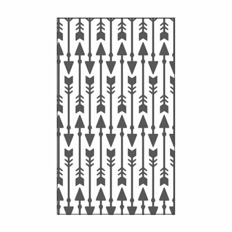 Embossing folder 3 x 5 inch - ornate arrows