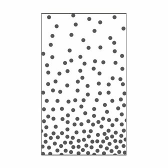 Embossing folder 3 x 5 inch - dots 1
