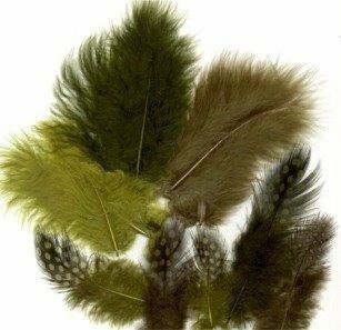 Veren Marabou &amp; Guinea mix forest