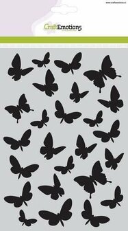 Sjabloon vlinders A5