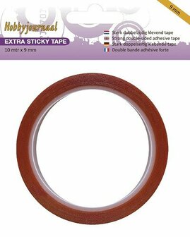 Extra sticky tape 9 mm 10 meter