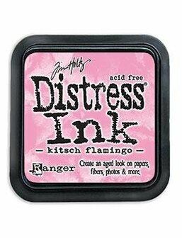 Distress ink pad&nbsp;kitsch flamingo