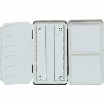 AMI Aquarelverf Pocketbox - Lege Pocketbox Voor Aquarel - Aquarelverf Doosje Leeg - Metaal Aquarelbox - Aquarelverf Paletdoos - Mengpalet Met Ring - Aquarelverf Opbergdoos - Pocketbox Voor 12 Napjes