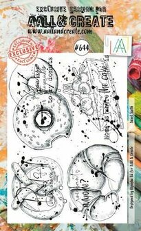 Aall &amp; Create clearstamps A6 - Sweet tooth