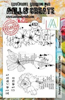 Aall &amp; Create clearstamps A5 - Elegant stems