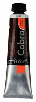 Cobra Artist olieverf 409 omber gebrand 40 ml