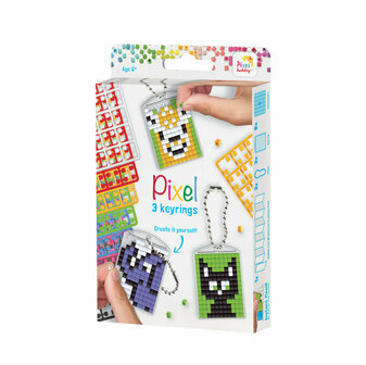 Pixelhobby medaillon set dieren