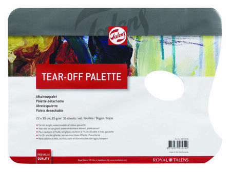 Talens tear-off (afscheurpalet) 22 x 30 cm