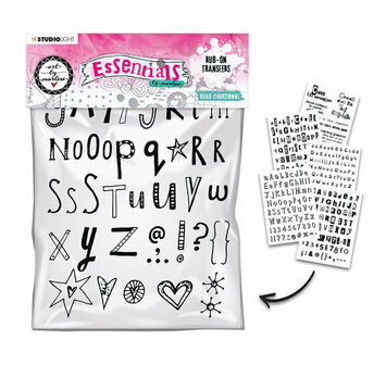 Rub-On Stickers - Alfabet &amp; Quotes - Wrijfstickers - Transfer Stickers - Creatieve Teksten - DIY Stickers - Geschikt Voor Papier, Scrapbooking &amp; Hobby - Art By Marlene - Nr. 01