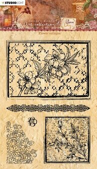 Clear stamps Flower collages - JMA Warm &amp; cozy nr. 109