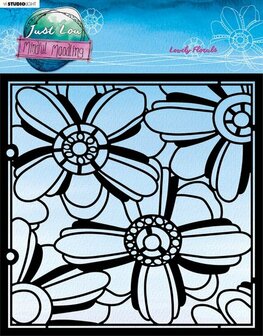 Mask Lovely florals - Mindful moodling nr. 91
