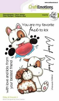 Clearstamps A6 - Odey &amp; Friends 5 Carla Creaties - Clear Stempel - Siliconen Stempel - Transparante Stempel - Scrapbooking Stempel - Stempel Voor Knutselen &amp; Mixed Media - A6 Formaat