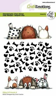 Clearstamps A6 - Odey &amp; Friends 6 Carla Creaties - Siliconen Stempel - Transparante Stempel - Clear Stamp Set - Scrapbooking Stempel - Stempel Voor Kaarten Maken - A6 Formaat