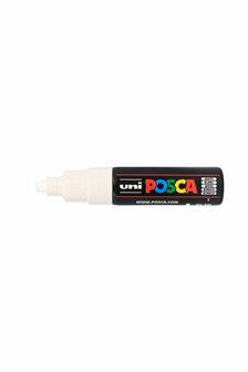 Krijtstift - Chalkmarker - Universele Marker - Uni Posca Marker - donkerblauw - PC-7M - 4,5mm - 5,5mm - Medium Punt - 1 stuk