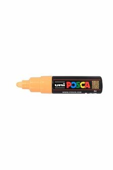 Krijtstift - Chalkmarker - Universele Marker - Uni Posca Marker - zalmroze - PC-7M - 4,5mm - 5,5mm - Medium Punt - 1 stuk