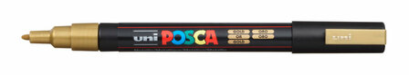 Posca Marker - Universele Stift - Paintmarker - #25 Goud - PC-3M - Lijndikte 1,5mm - Posca - 1 stuk