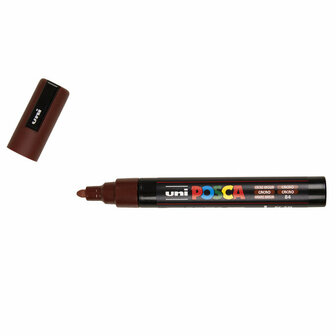 Posca Marker - Universele Stift - Paintmarker - #84 - Cacao Bruin - PC-5M - lijndikte 2,5mm - 1 stuk