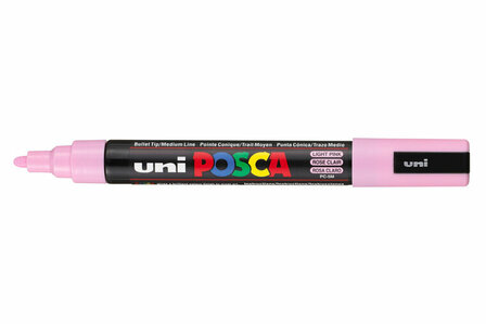 Universele Stift - Lichtroze - Kleuren, Tekenen, Textiel, Papier, Keramiek - 2,5mm - Posca - 1 stuk