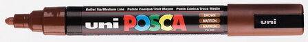 Posca Marker - Universele Stift - Bruin - Papier, Karton, Metaal, Hout, Plastic, Keramiek - Lijndikte 2,5mm - Posca - 1 stuk