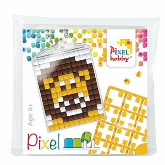 Pixelhobby medaillon startset leeuw