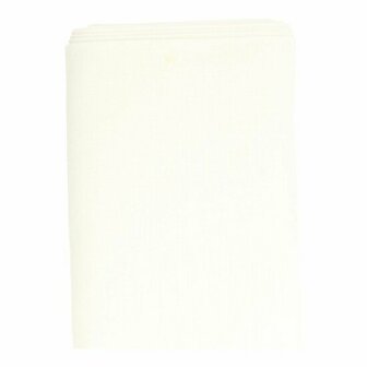 Aida Borduurstof - Wit - Handwerk Stof - Kruissteek Stof - Hobby Stof - Naaiwerk Stof - Gaatjesstof - Borduurstof voor patronen - 100x150 cm