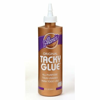 Aleene&#039;s Tacky Glue - Tacky Glue - Hobbylijm - Kristalheldere Lijm - Super Sterke Lijm - Universele Lijm - Flexibele Lijm - Easy Squeeze Lijm - All-Purpose Glue - Grote Fles Lijm - Permanent Lijm - 23