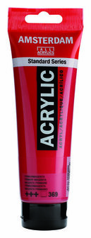 Amsterdam Acrylverf - 369 Primairmagenta - Acrylverf - Schilderverf - Pigmentrijke verf - Sneldrogende verf - Verf voor canvas - Verf voor textiel - Acrylverf kopen - Acrylverf sets - Kunstschildersve