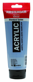 Amsterdam Acrylverf - Blauwe Acrylverf - 562 Grijsblauw - Acrylic Paint - Acrylaatverf - Acrylic Paint - Hobbyverf - Kunstschildersverf - Hoog Gepigmenteerde Verf - 250ml