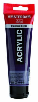 Amsterdam Acrylverf - Paarse Acrylverf - 568 Permanentblauwviolet - Acrylic Paint - Acrylaatverf - Acrylic Paint - Hobbyverf - Kunstschildersverf - Pigmentrijke Sneldrogende Verf - 120ml