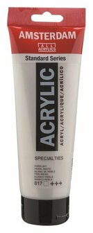 Amsterdam Acryl Specialties - 817 Parelwit - Acrylverf - Pigmentrijke Verf - Sneldrogende Verf - Kunstschildersverf - Kleurrijke Verf - Verf voor Textiel - 250 ml