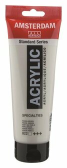 Amsterdam Acryl Specialties - Parelgroene Acrylverf Met Speciale Effecten - 822 Parelgroen - Acrylic Paint - Acrylaatverf - Acrylic Paint - Sneldrogende Metallic Hobbyverf Groen - 250ml