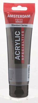 Amsterdam Acryl Specialties - Grafiet Acrylverf Met Speciale Effecten - 840 Grafiet - Acrylic Paint - Acrylaatverf - Acrylic Paint - Sneldrogende Special Effect Hobbyverf Grijs - 120ml