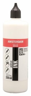 Amsterdam Acrylic Ink 105 titaanwit 250 ml