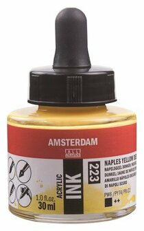 Amsterdam Acrylic Ink 223 napelsgeel donker