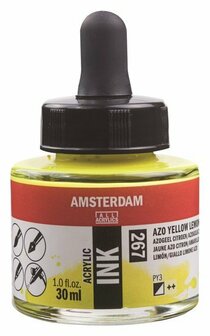 Amsterdam Acrylic Ink 267 azogeel citroen