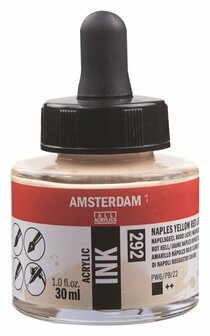 Amsterdam Acrylic Ink 292 napelsgeel rood licht