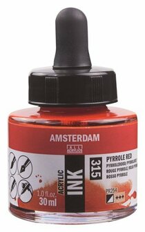 Amsterdam Acrylic Ink 315 pyrrolerood