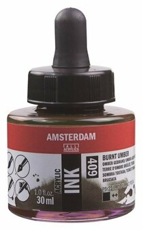 Amsterdam Acrylic Ink 409 omber gebrand