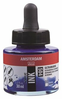 Amsterdam Acrylic Ink 504 ultramarijn