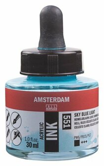 Amsterdam Acrylic Ink 551 hemelsblauw licht