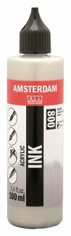 Amsterdam Acrylic Ink 800 zilver 100 ml