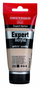 Amsterdam Expert Acrylverf - Gele Acrylverf - #292 Napelsgeel Rood Licht - Acrylic Paint - Acrylaatverf - Acrylic Paint - Hobbyverf - Kunstschildersverf - Hobbyverf Geel - 75ml