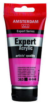 Amsterdam Expert Acrylverf - Roze Acrylverf - #363 Quinaroze Donker Dekkend - Acrylic Paint - Acrylaatverf - Acrylic Paint - Hobbyverf - Kunstschildersverf - Hobbyverf Roze - 75ml