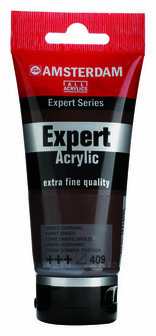 Amsterdam Acrylverf Expert - 409 Omber Gebrand - Acrylverf - Sneldrogende Verf - Pigmentrijke Verf - Kunstschildersverf - Kleurrijke Verf - DIY Schilderen - 75 ml