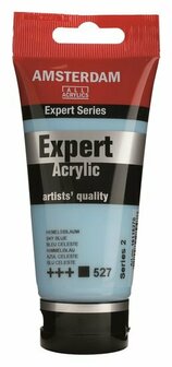 Amsterdam Acrylverf Expert - 527 Hemelsblauw - Acrylverf - Pigmentrijke Verf - Sneldrogende Verf - Kunstschildersverf - DIY Schilderen - Acrylverf Sets - 75 ml