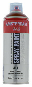 Amsterdam spraypaint 411 sienna gebrand 400 ml